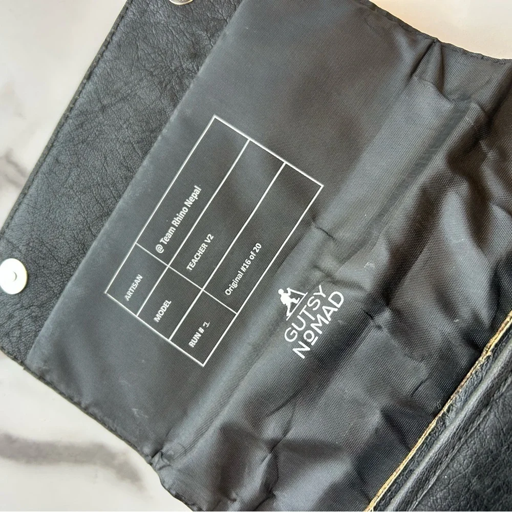 Gutsy Nomad Black Leather Bag